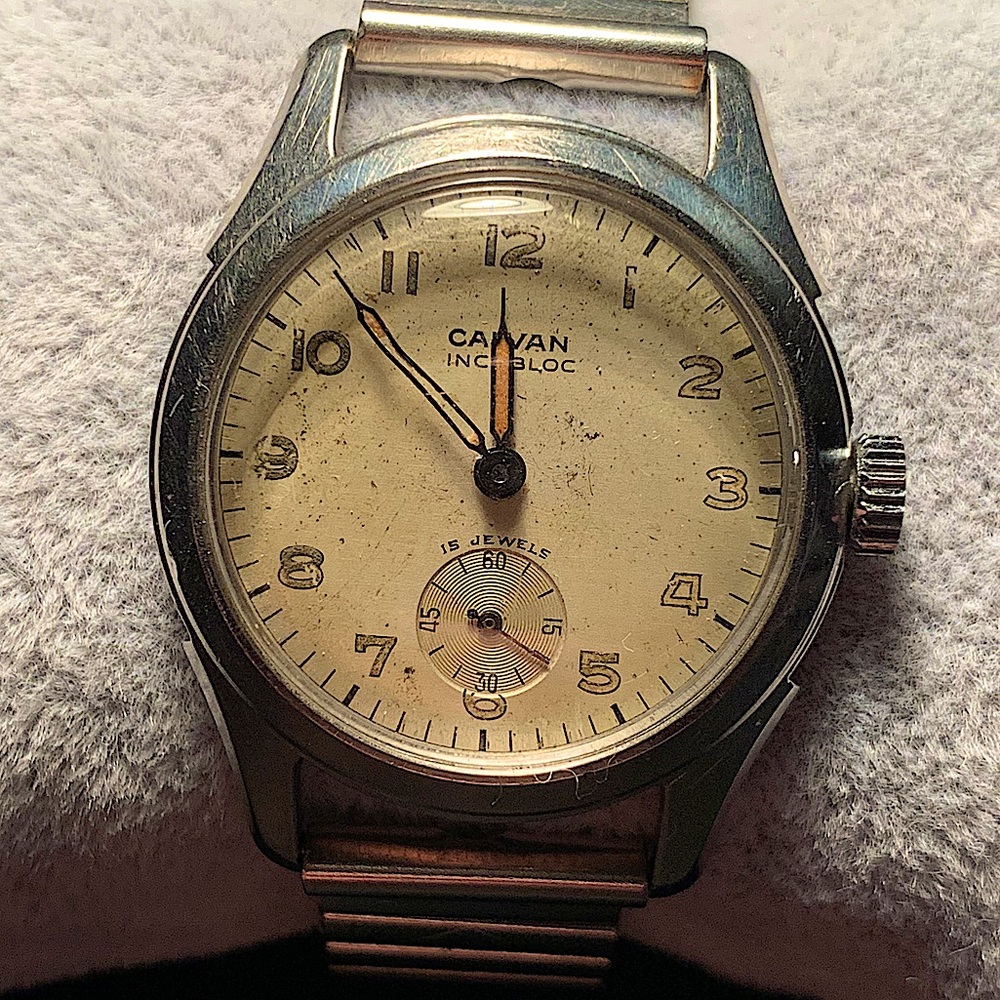 Vintage Men’s Calvan Military Watch